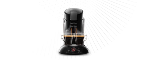 senseo machine white background front