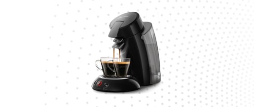 senseo machine white background right